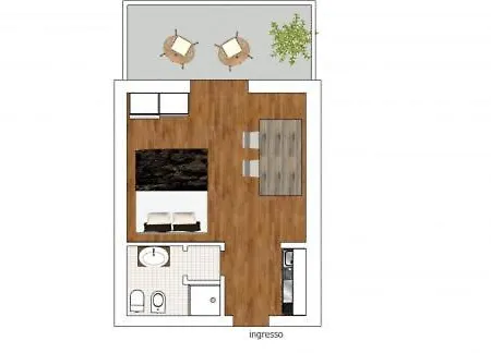 Monolocale A Apartment