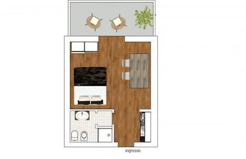 Monolocale A Lägenhet